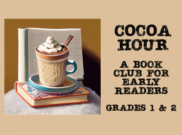 Books with a cup of cocoa